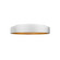 Gaston LED Flush Mount in White/Gold (34|FM701626WTGO)