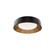 Gaston LED Flush Mount in Black/Gold (34|FM701618BKGO)