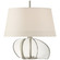 Orillon Two Light Accent Lamp in Polished Nickel and Crystal (268|TOB3990PNCGS)