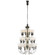 Reverie 30 Light Chandelier in Clear Ribbed Glass/Bronze (268|KW5406CRBBZ)