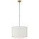 Eyre LED Pendant in Soft Brass and Soft White Glass (268|KS5081SBWGLCRE)
