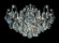 Renaissance Eight Light Semi-Flush Mount in Antique Silver (53|378548R)