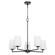 Goodwin Five Light Chandelier in Matte Black (19|62045259)
