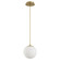 Luna LED Pendant in Aged Brass (19|3671040)