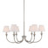 Six Light Chandelier in Polished Nickel (62|16226PNEHW)