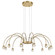 Vario LED Chandelier in Titanium Gold (62|157312TGC)