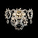 Concetta Two Light Wall Sconce in White Gold (53|S24515711R)