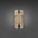 Formation LED Outdoor Wall Sconce in Beige Travertine/Black (281|WSW210616WVBK)