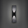 Kastlerock LED Outdoor Wall Sconce in Basalt Stone/Black (281|WSW202624BVBK)
