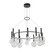 Terra LED Chandelier in Black (78|AC6852BK)