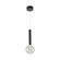Terra LED Pendant in Black (78|AC6850BK)