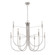 Foundry Six Light Chandelier in Brushed Nickel (78|AC12229BN)