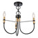 Foundry Three Light Lantern in Black (78|AC12223BB)