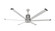 i6 72''Ceiling Fan in Brushed Silver (466|MKI61061806A727I06)