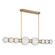 Cordel LED Linear Chandelier in Legacy Brass (7|15037732L)
