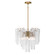Torvento Six Light Pendant in Legacy Brass (29|N3146732)