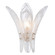 Fiore One Light Wall Sconce in Antique Gold Leaf (581|854951)