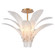 Fiore Five Light Semi Flush Mount in Antique Gold Leaf (581|854945)