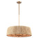 Cabana Six Light Pendant in Lacquered Gold (581|854346)
