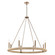 Cabana Eight Light Chandelier in Lacquered Gold (581|854328)