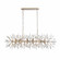 Crystal Fusion 12 Light Linear Chandelier in Peruvian Gold (581|8542012)