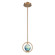 Utopia LED Pendant in Lacquered Gold (581|854061)