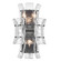 Sophie Four Light Wall Sconce in Matte Black (581|852564)