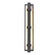 Crossroads LED Outdoor Wall Sconce in Charcoal Black (581|65001)
