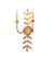Sunflower Two Light Wall Sconce in Gold Metallic (57|294809)