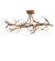 Winter Solstice LED Chandelier in Art Deco Gold (57|287028)