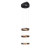 Personalized LED Chimney Accent in Black Cracked Ice/Vintage Copper (57|283183)