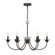 Junie Bud Six Light Chandelier in Matte Bronze (47|13262)