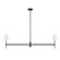 Camelia Stem Two Light Chandelier in Matte Black (47|13252)