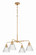 Pleated Four Light Chandelier in Premium Bronze (46|61124CPZ)