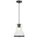 Alicia One Light Pendant in Matte Black (137|580M01BLK)