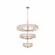 Drama Club 16 Light Pendant in Brass Kisser (137|572P16BK)