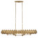 Petal Reign Six Light Pendant in Brass Kisser (137|560N06BK)