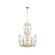 Petal Court Nine Light Chandelier in French Gold (137|558C09FG)