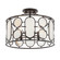 Oval Office Four Light Semi-Flush Mount in Ironclad (137|555S04DB)