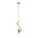 Down the Wrong Path LED Pendant in Brass Kisser (137|530M01BK)