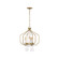Barcelona Four Light Pendant in Brass Kisser (137|270P04BK)