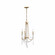 Barcelona Three Light Chandelier in Brass Kisser (137|270C03BK)