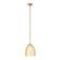 Chroman Empire One Light Pendant in Satin Gold (137|1070P01SG)