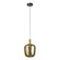 Fruitera LED Pendant in Black, Brushed Gold (217|207104A)