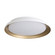 Sebio LED Flush Mount in White, Gold (217|206908A)