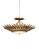 Plumage LED Semi-Flush Mount in Antique Brass/White (142|90001360)