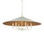 Brussels Six Light Chandelier in Snow White/Contemporary Gold Leaf (142|90001343)