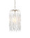 Glen Arbor One Light Pendant in White/Contemporary Silver Leaf/Contemporary Silver (142|90001334)