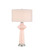 Henrietta One Light Table Lamp in Pink/Clear (142|60001073)