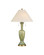 Classico Two Light Table Lamp in Green/Beige/Antique Brass (142|60001069)
